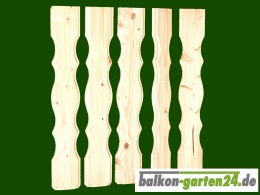 Balkongelaender Holz Holzbalkon nordische Fichte Lindau F0