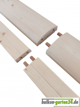 Bausatz Holz Fichte Holzbalkon Balkongelaender 