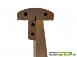 Holzbalkon Balkongelaender Bausatz Holz Fichte DenverA001