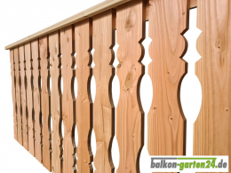 Holzbalkon Balkongelaender Bausatz Holz Douglasie Berchtesgaden D A003