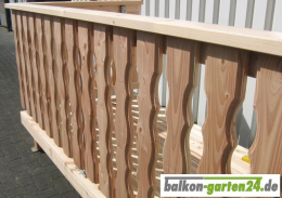 Holzbalkon Douglasie Lindau Laerche Balkonbretter Balkongelaender Holz Balkonbrett