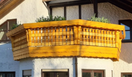 Zopfkonsole Balkonbretter Holzbalkone Balkongelaender Fichte Laerche Holz Zwischenholz