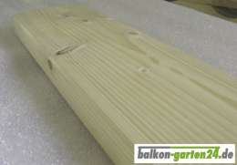 Handlauf Abdeckung aus Holz Fichte Balkon Balkonbrett Holzbalkone Balkongelaender