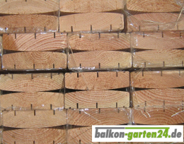 Handlauf Holz Douglasie Laerche Balkon Holzbalkon Balkongelaender Holz