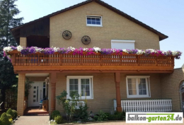 Balkongelaender Holzbalkon Kufstein Fichte Balkonbrett Kundenfoto